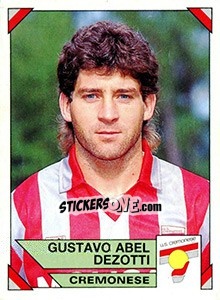 Cromo Gustavo Abel Dezotti - Calciatori 1993-1994 - Panini