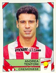 Figurina Andrea Tentoni - Calciatori 1993-1994 - Panini