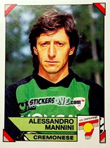 Sticker Alessandro Mannini - Calciatori 1993-1994 - Panini