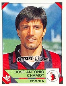 Sticker Jose Antonio Chamot - Calciatori 1993-1994 n. 62 - Panini