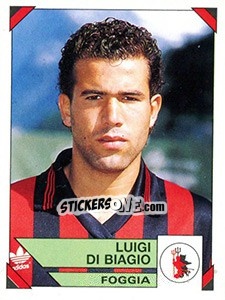Sticker Luigi Di Biagio - Calciatori 1993-1994 n. 64 - Panini