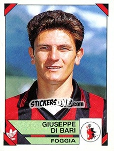 Sticker Giuseppe Di Bari - Calciatori 1993-1994 - Panini