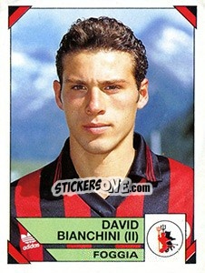 Sticker David Bianchini - Calciatori 1993-1994 - Panini