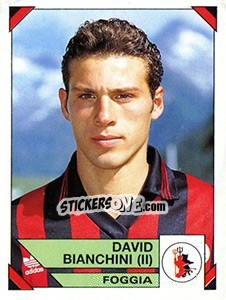 Sticker David Bianchini - Calciatori 1993-1994 n. 66 - Panini