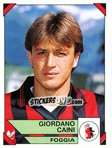 Sticker Giordano Caini - Calciatori 1993-1994 - Panini