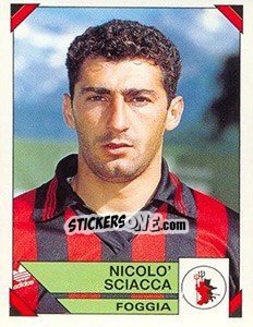 Sticker Nicolo Sciacca - Calciatori 1993-1994 n. 74 - Panini