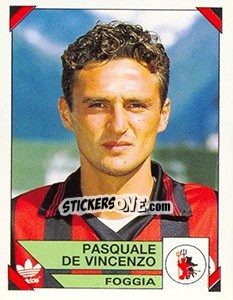 Sticker Pasquale De Vincenzo - Calciatori 1993-1994 n. 75 - Panini