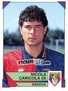 Sticker Nicola Caricola - Calciatori 1993-1994 n. 83 - Panini