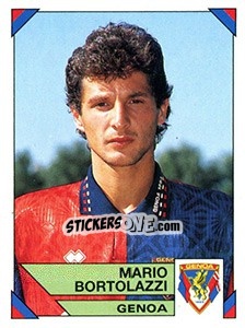 Sticker Mario Bortolazzi - Calciatori 1993-1994 - Panini