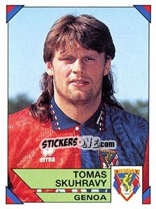 Sticker Tomas Skuhravy - Calciatori 1993-1994 n. 89 - Panini