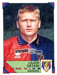 Cromo Lajos Detari - Calciatori 1993-1994 - Panini