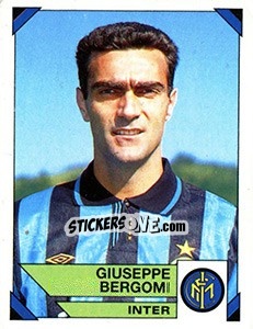 Sticker Giuseppe Bergomi - Calciatori 1993-1994 n. 100 - Panini
