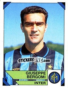 Cromo Giuseppe Bergomi - Calciatori 1993-1994 - Panini