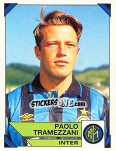 Sticker Paolo Tramezzani - Calciatori 1993-1994 - Panini