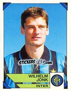Sticker Wilhelm Jonk - Calciatori 1993-1994 - Panini