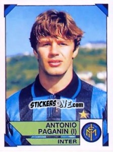 Sticker Antonio Paganin - Calciatori 1993-1994 n. 103 - Panini