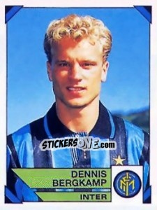 Cromo Dennis Bergkamp - Calciatori 1993-1994 - Panini