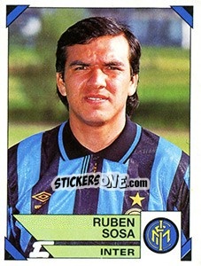 Sticker Ruben Sosa - Calciatori 1993-1994 - Panini