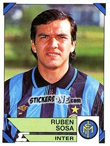 Sticker Ruben Sosa - Calciatori 1993-1994 n. 109 - Panini