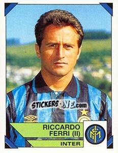 Sticker Riccardo Ferri - Calciatori 1993-1994 n. 111 - Panini