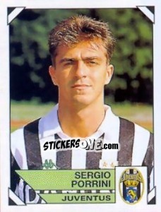 Sticker Sergio Porrini - Calciatori 1993-1994 n. 119 - Panini