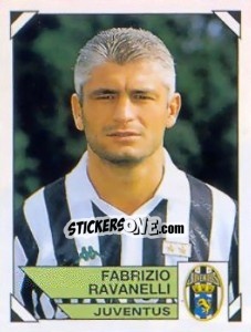 Sticker Fabrizio Ravanelli - Calciatori 1993-1994 n. 126 - Panini