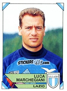 Sticker Luca Marchegiani - Calciatori 1993-1994 n. 137 - Panini