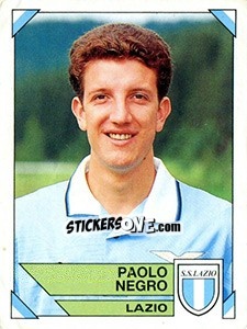 Sticker Paolo Negro - Calciatori 1993-1994 - Panini