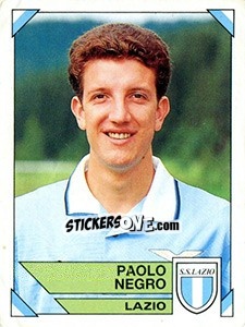 Sticker Paolo Negro - Calciatori 1993-1994 n. 138 - Panini