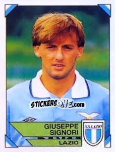 Sticker Giuseppe Signori - Calciatori 1993-1994 - Panini