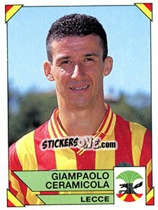 Sticker Giampaolo Ceramicola - Calciatori 1993-1994 - Panini