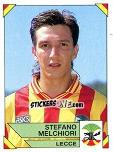 Sticker Stefano Melchiori - Calciatori 1993-1994 n. 163 - Panini