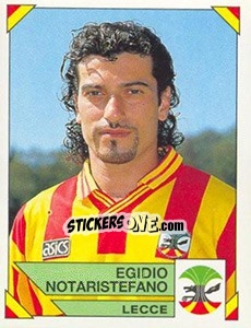 Sticker Egidio Notaristefano - Calciatori 1993-1994 - Panini