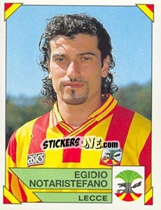 Sticker Egidio Notaristefano - Calciatori 1993-1994 n. 165 - Panini