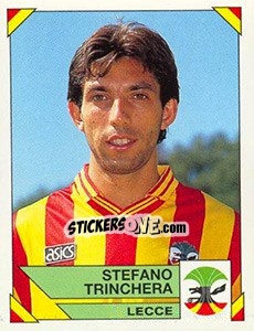 Sticker Stefano Trinchera - Calciatori 1993-1994 - Panini
