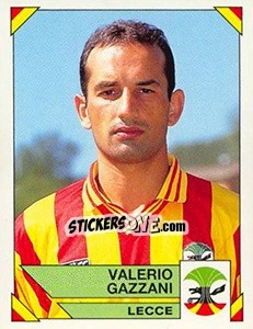 Sticker Valerio Gazzani - Calciatori 1993-1994 - Panini