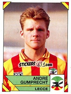 Sticker Andre Gumprecht - Calciatori 1993-1994 n. 170 - Panini