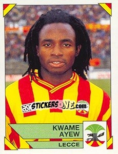 Sticker Kwame Ayew - Calciatori 1993-1994 - Panini