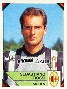 Sticker Sebastiano Rossi - Calciatori 1993-1994 n. 175 - Panini