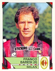 Sticker Franco Baresi - Calciatori 1993-1994 n. 180 - Panini