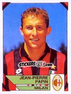 Sticker Jean-Pierre Papin - Calciatori 1993-1994 n. 183 - Panini
