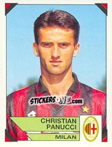 Sticker Christian Panucci - Calciatori 1993-1994 - Panini