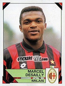 Sticker Marcel Desailly - Calciatori 1993-1994 n. 188 - Panini