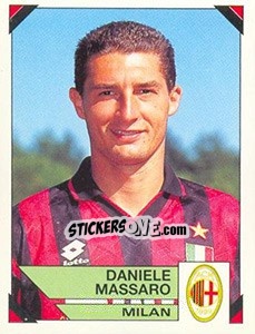 Sticker Daniele Massaro - Calciatori 1993-1994 n. 190 - Panini