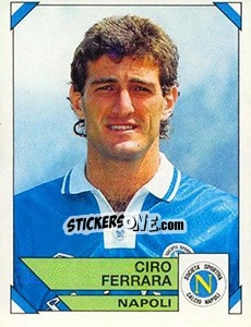 Sticker Ciro Ferrara - Calciatori 1993-1994 n. 195 - Panini