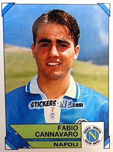Cromo Fabio Cannavaro - Calciatori 1993-1994 - Panini
