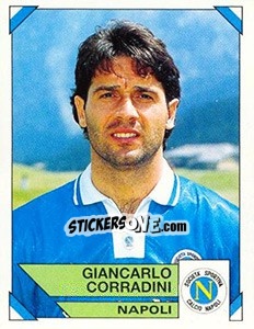 Sticker Giancarlo Corradini - Calciatori 1993-1994 n. 207 - Panini