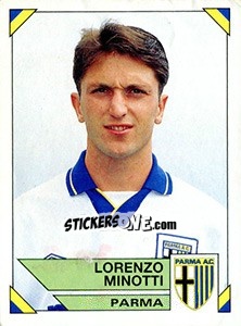Sticker Lorenzo Minotti - Calciatori 1993-1994 n. 216 - Panini