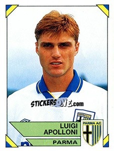 Sticker Luigi Apolloni - Calciatori 1993-1994 n. 217 - Panini