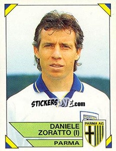 Sticker Daniele Zoratto - Calciatori 1993-1994 - Panini